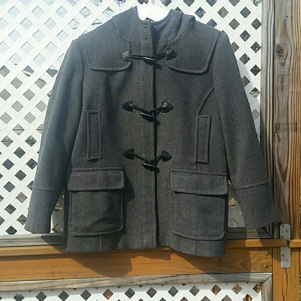 St. John's Bay Wool Pea Coat with Hood